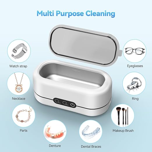 Ultrasonic Jewelry Cleaner, 48KHz Ultrasonic Cleaner Machine - Image 3