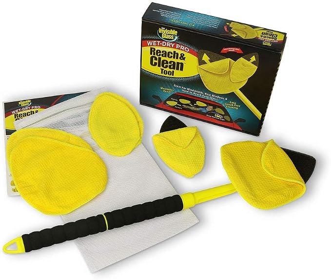 Invisible Glass 95164 Reach & Clean Wet-Dry Pro Windshield Cleaning Tool by InvisibleGlass