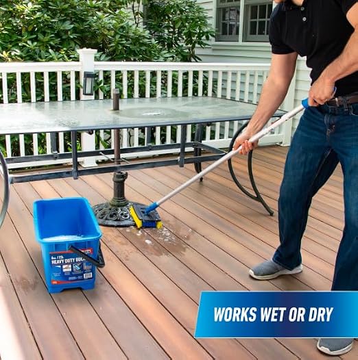Unger Professional Lock-On Wood & Composite Deck Brush, Scrub - Image 7