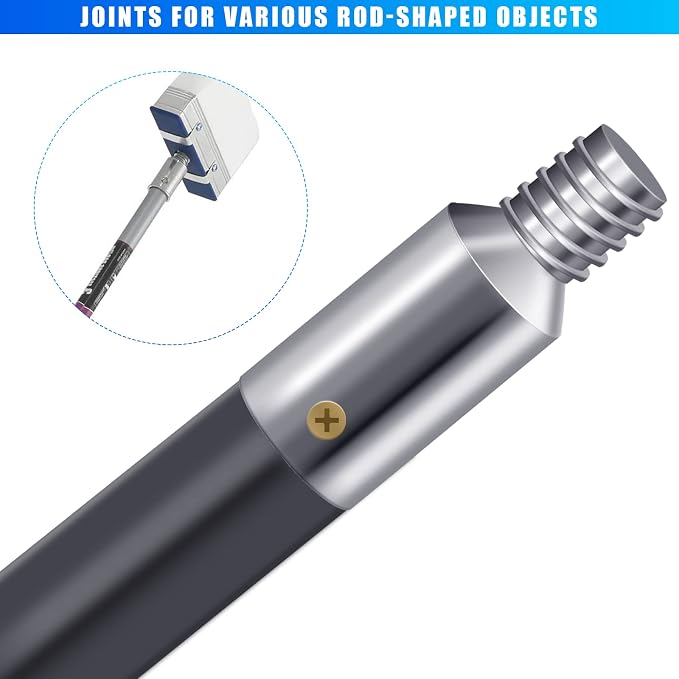 4 Pcs Threaded Tip Replacement Ultra Threaded Tip Repair Kit Mop Handle Pole - Image 4