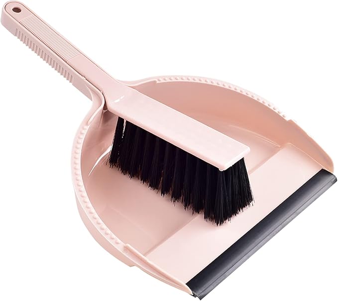 Small Mini Broom & Pink Dustpan Set by Perastra