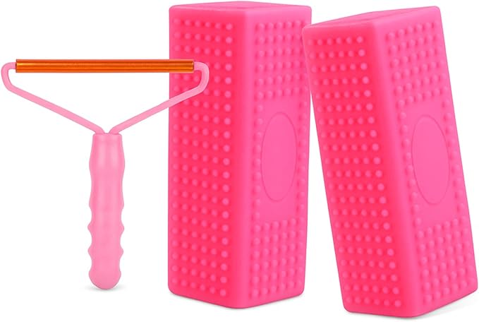 Honeydak 3 Pieces Hair Remover Tool Dog Hair Remover Pro Silicone Cleaner Brush by Honeydak