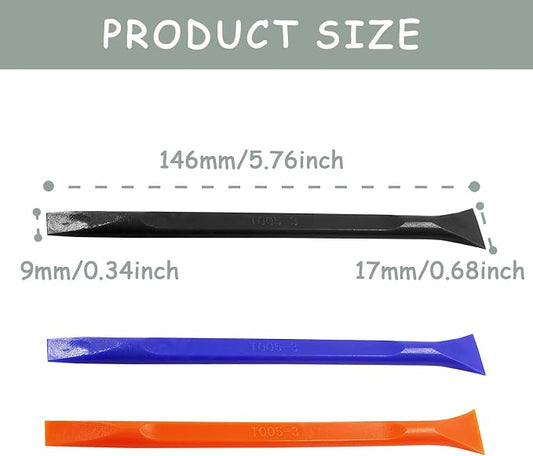 12Pcs Carbon Fiber Scraper Cleaning Tool Non-Scratch Plastic Multi-Purpose - Image 2