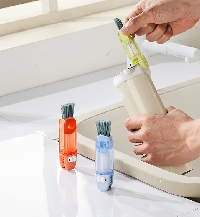 4-in-1 Bottle Cleaning Brush Set, Home Kitchen Crevice Cleaning Tools - Image 4