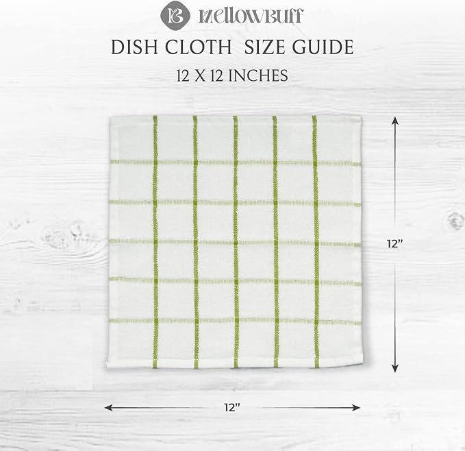 100% Cotton Terry Dish Cloth & Dish Towel, 6 Pack, Super Soft and Absorbent - Image 4