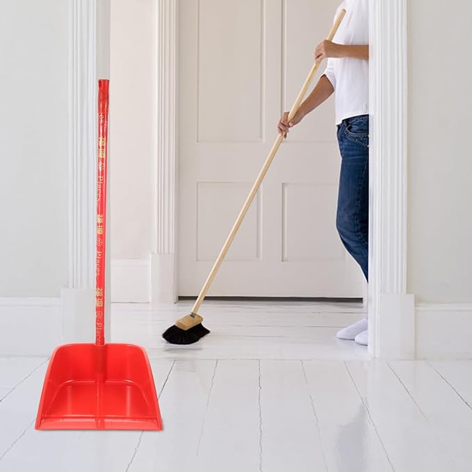 COHEALI Household Dustpan with Long Handle 26.77In Lightweight Upright Cleaning - Image 8