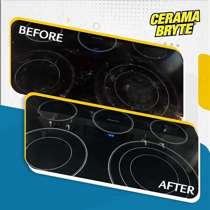 Cerama Bryte 1 x 10 Pack Cleaning Pads Cooktop and Stove Top Cleaner - Image 2