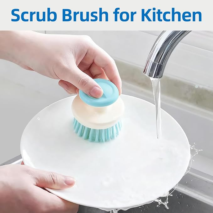 Dish Scrub Brush，Scrub Brushes for Cleaning，Dish Scrubber Brush - Image 3