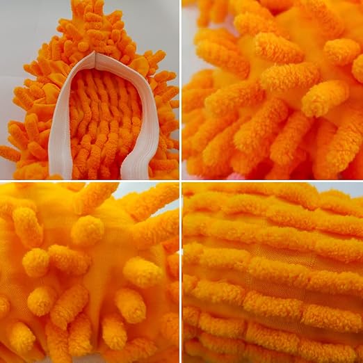10 PCS 5 Pairs Dust Duster Mop Slippers Shoes Cover - Image 3