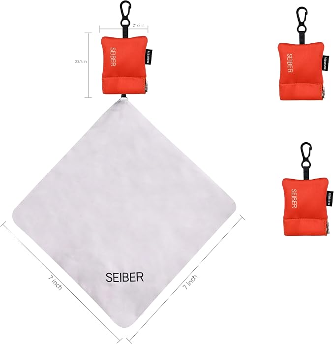 SEIBER Eyeglass Cleaning Microfiber Cloth - - Image 5