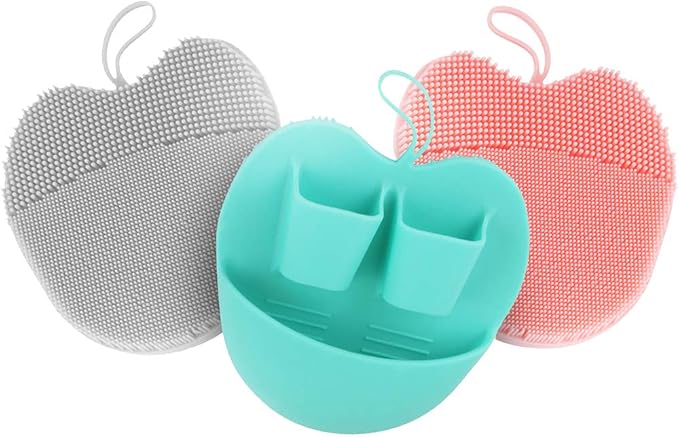 INNERNEED Soft Silicone Facial Cleansing Brush Set, Gentle Exfoliating and by INNERNEED