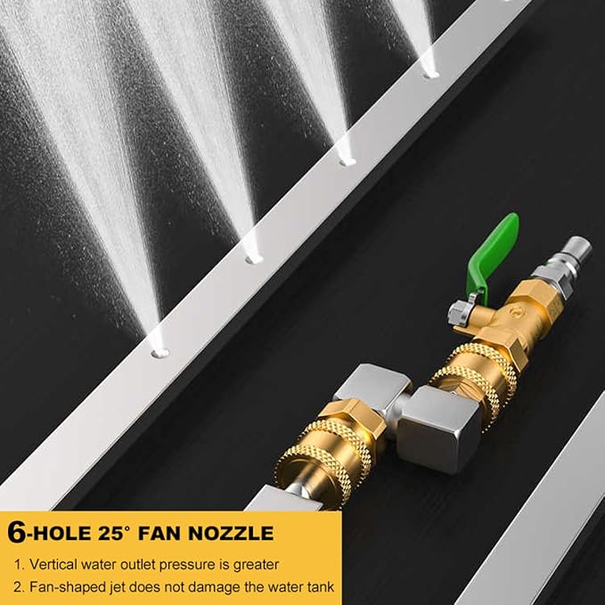 39'' Pressure Radiator Cleaning Wand, 4500 PSI Radiator Flush and Cleaner Tool - Image 4