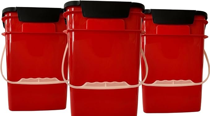 House Naturals 4 Gallon Square Food Grade Bucket Pail by House+Naturals