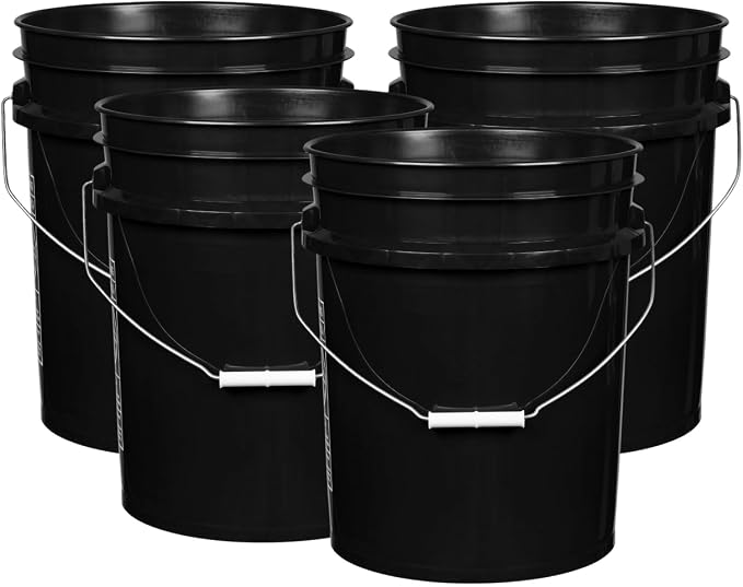 House Naturals 5 Gallon Premium HPDE Plastic Bucket by House+Naturals
