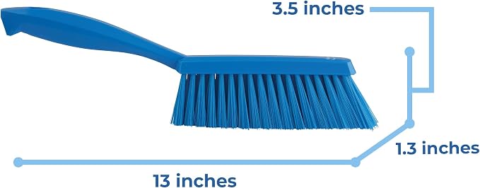 Vikan 45873 Bench Cleaning Brush, Polypropylene/Polyester Soft Bristle Dustpan - Image 2