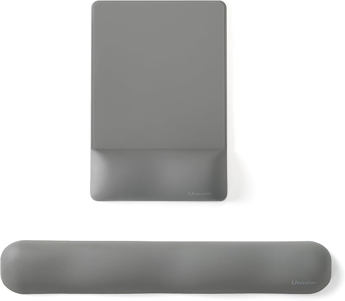 UnivoColors Design-Wave Set of Keyboad Wrist Rest & Mouce Pad, Artificial by UnivoColors