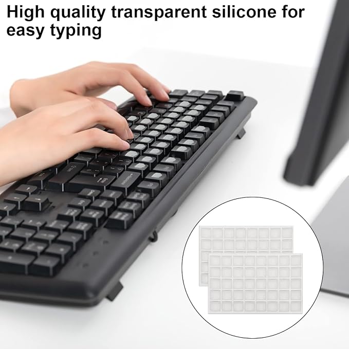 80 Pcs Raised Keyboard Stickers - Image 6