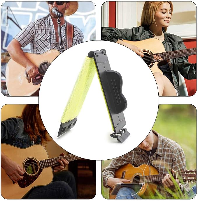 SAPHUE Guitar String Cleaner Clean Fretboard Cloth Tool Scrubber - Image 6