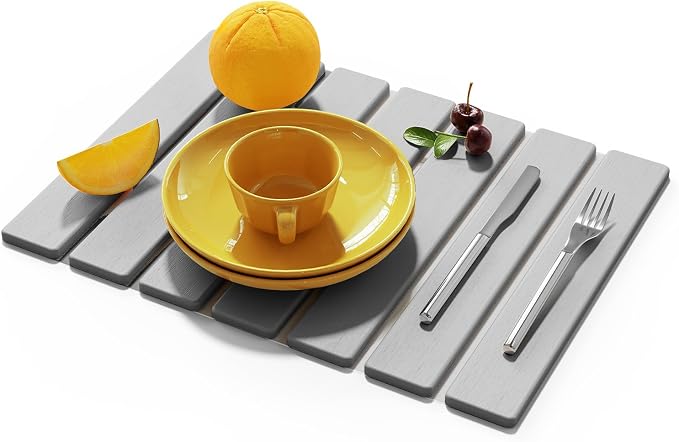 Stone Dish Drying Mats for Kitchen Counter, 15.5“x 11.8”, Eco-Friendly by Unknown