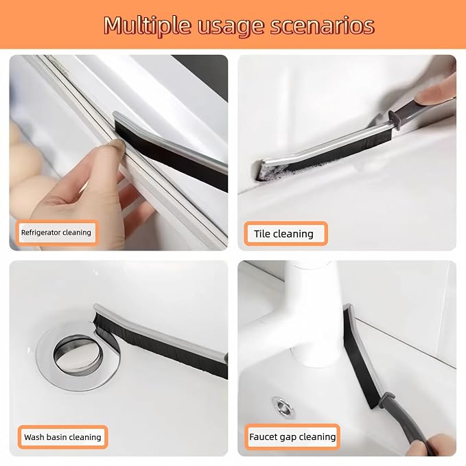 19Pcs Crevice Cleaning Brush Set, Hard Bristle Cleaning Brush，Multi Purpose Gap - Image 4