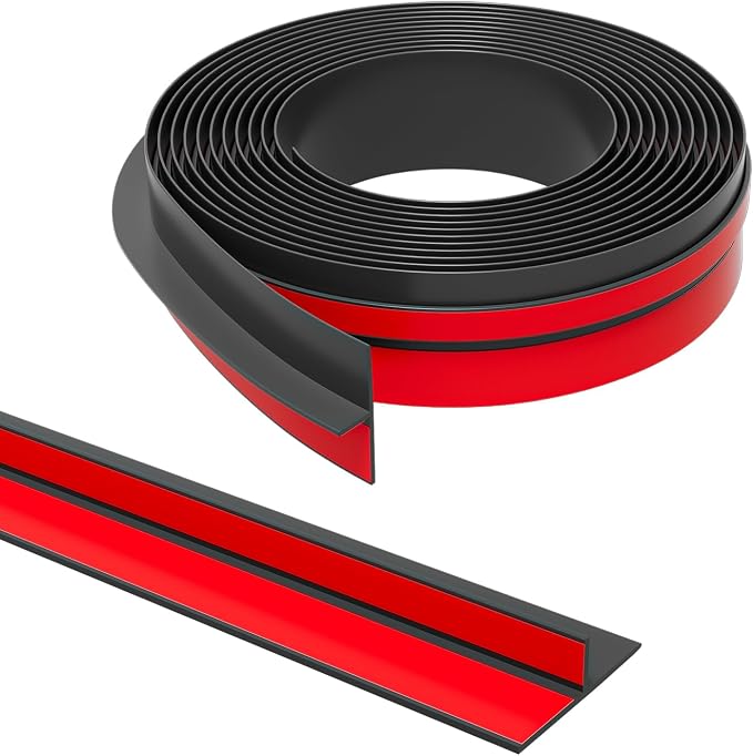 T-Shaped Door Draft Stopper, 1.97 in x 20 Ft Silicone Seal Strip - Image 4