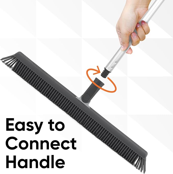 Superio 16"" Slim Silicone Salon Broom - Image 8