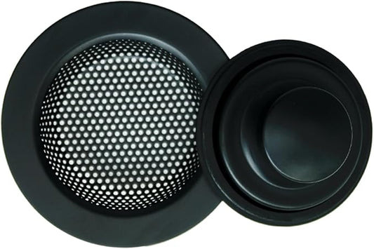 RQYEKDO Kitchen Sink Strainers Sink Stopper Kits, Stainless Steel Sink Drain by rqyekdo