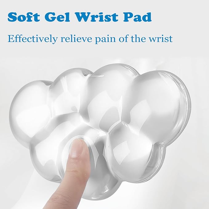 Gel Cloud Mouse Wrist Rest, Ergonomic Wrist Support and Arm Support Keyboard - Image 3