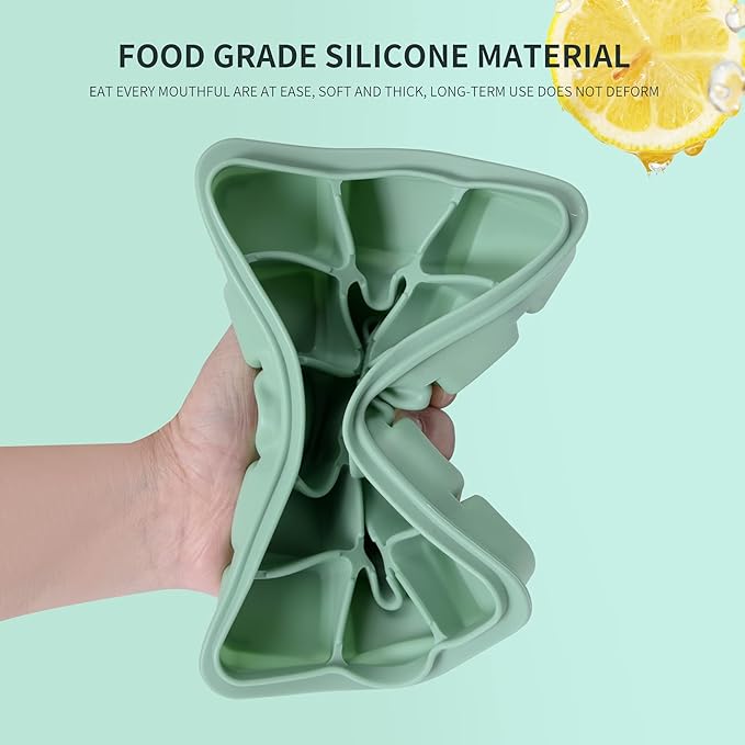 Ice Cube Trays Set of 2, Easy Release 15 Flexible Silicone Ice Cube Molds - Image 6