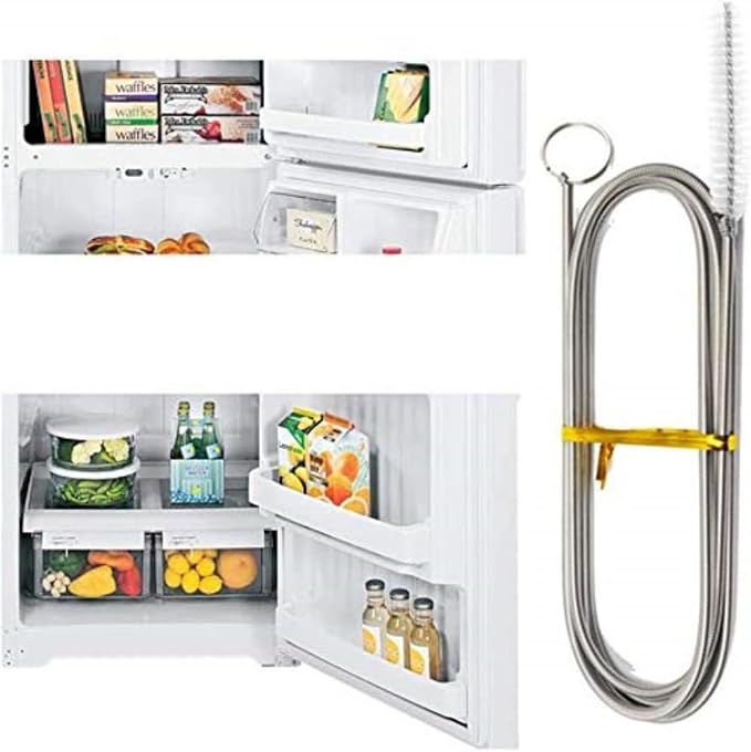 Extra Long Pipe Tube Cleaner Fridge Drain Pipe Dredging Tool Flexible Drain - Image 2