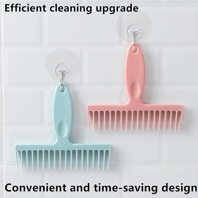 2 Pcs Broom Comb Hair Removal Comb Cleaning Brush - Image 4