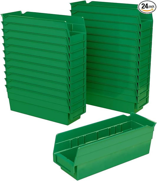 Akro-Mils 30120 Plastic Shelf Bins, Heavy Duty Storage Bins by Akro-Mils