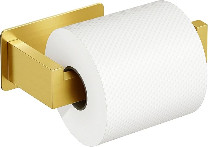 Auxmir No Drilling Self Adhesive Toilet Paper Holder, Premium Rustproof SUS304 by Auxmir