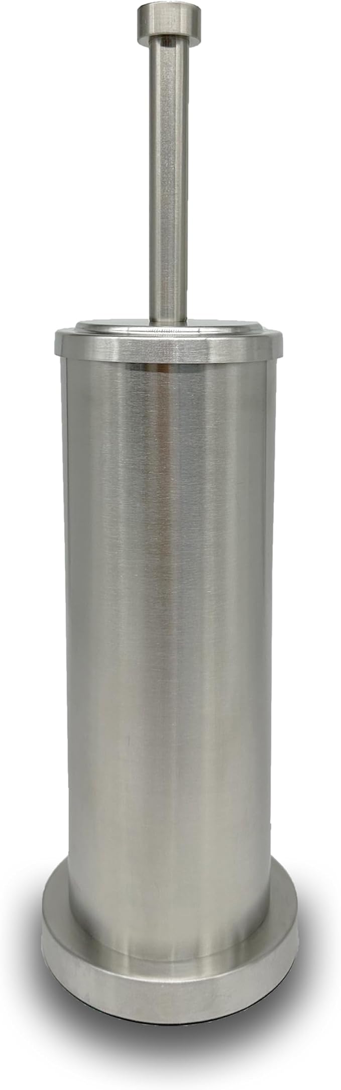 Brushed Nickel Toilet Bowl Brush by IndecorHome