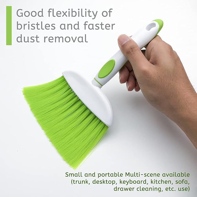 Broom Dustpan Brush Small Dust pan: Small Broom and Dustpan Set Mini Dust pan - Image 6