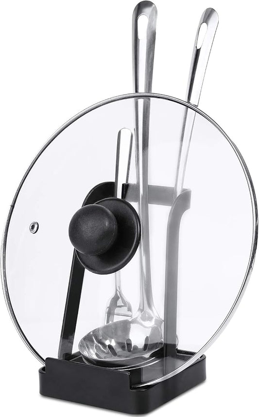 NiHome Versatile Pot Lid Ladle Holder Multipurpose Spatula Pad Book Cutting by NiHome