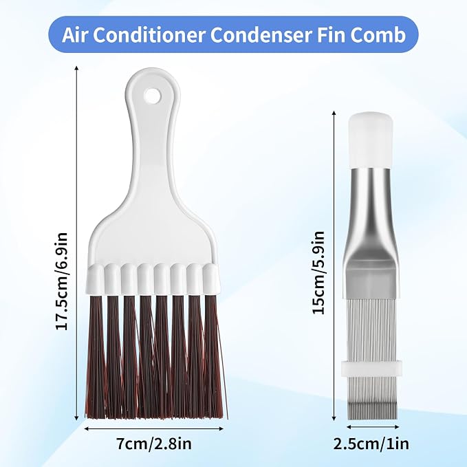 Air Conditioner Condenser Fin Comb, AC Coil Comb Whisk Brush, Evaporator - Image 2
