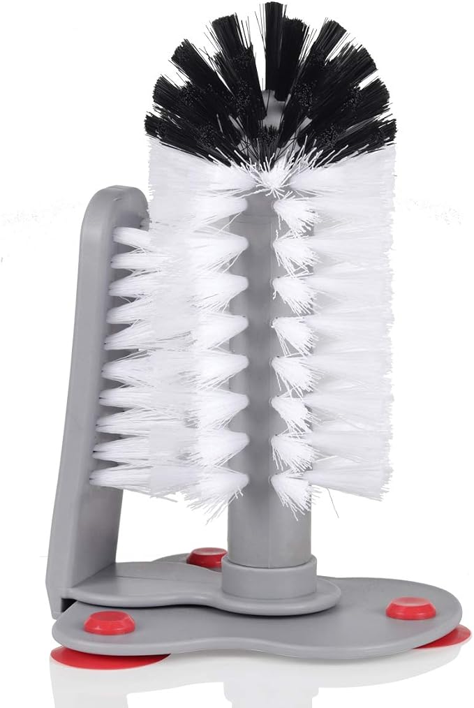 Glass Cup Washer With Double Bristle Brush by OrangeTag