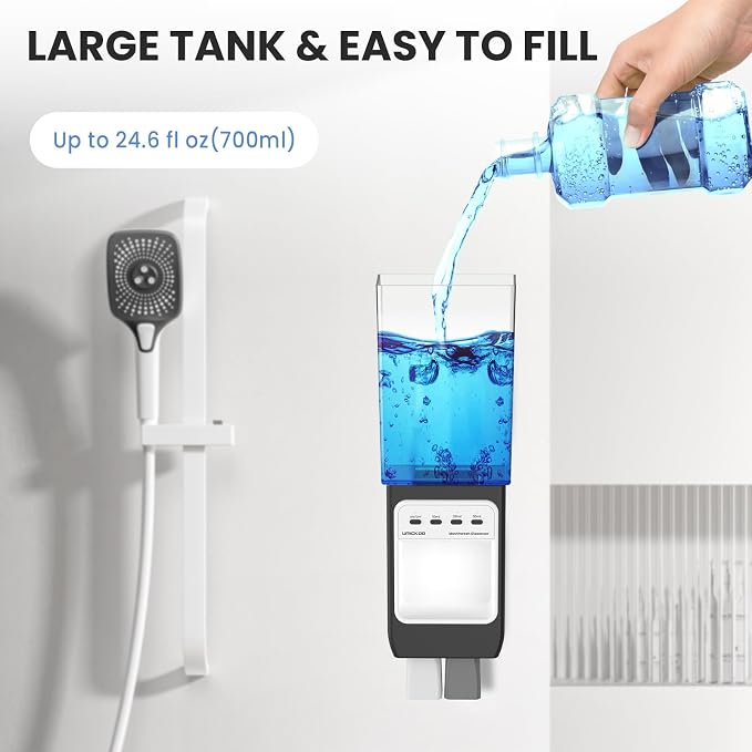 Auto-Mouthwash Dispenser for Bathroom - 700mL Rechargeable Wall-Mounted - Image 5