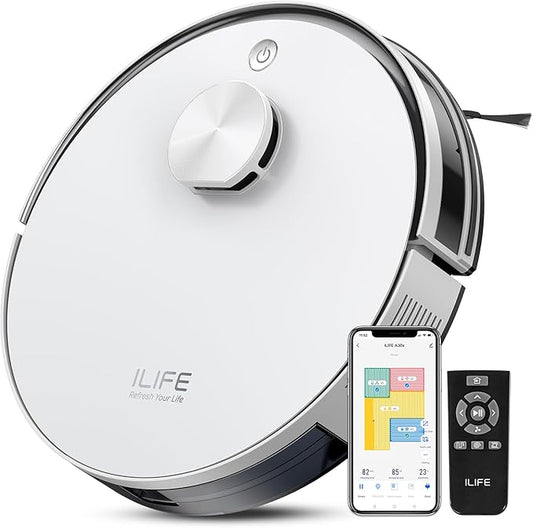 ILIFE A30s Robot Vacuum Cleaner, 10000Pa Max Suction Power by ILIFE
