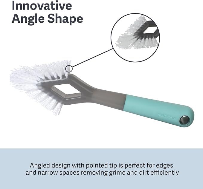Casabella Smart Scrub Heavy-Duty Tile and Grout Brush - Image 3