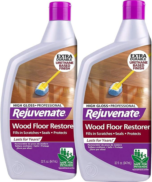 Rejuvenate Wood Floor Restorer, High Gloss by Rejuvenate