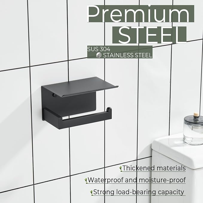 KOKOSIRI Black Toilet Paper Holders - Image 8