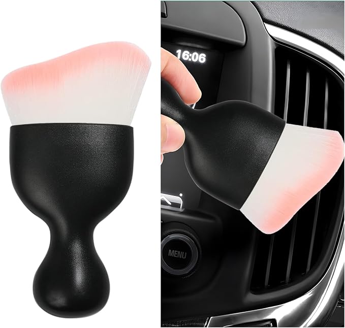 Car Interior Dust Brush, Soft Scratch Free Auto Detailing Brushes, Universal by Dickno