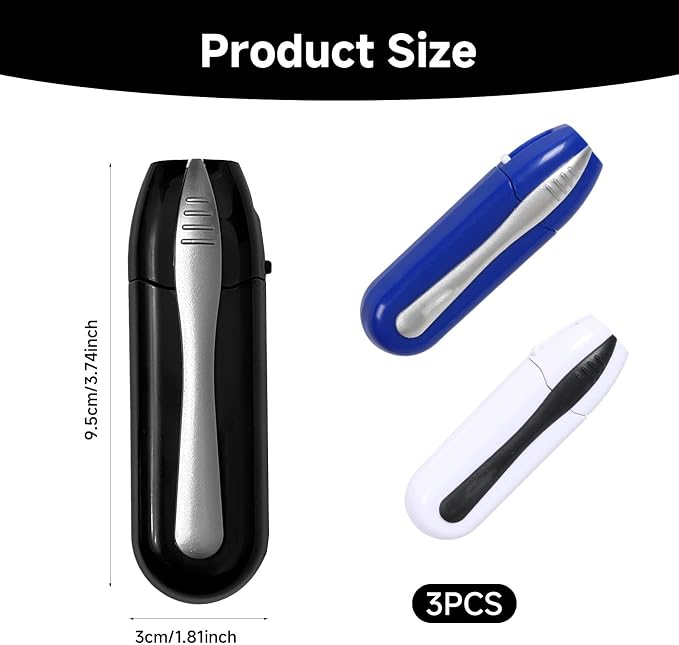 3Pcs Portable Eye Glasses Cleaner, Efficient and Durable Carbon Microfiber - Image 5