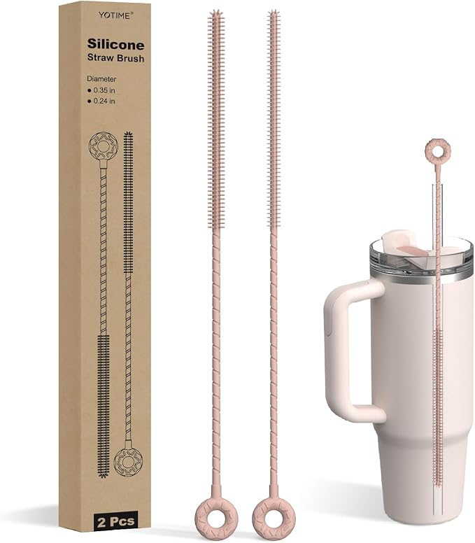 YOTIME Silicone Straw Cleaner Brush by YOTIME