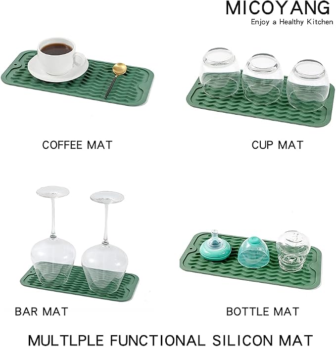 Silicone Dish Drying Mat for Multiple Usage, Easy clean, Eco-friendly, - Image 4