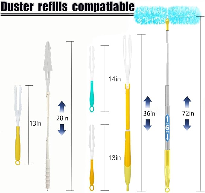 50 Count Duster Refills 360° Heavy Duty Duster Refills Compatible - Image 7