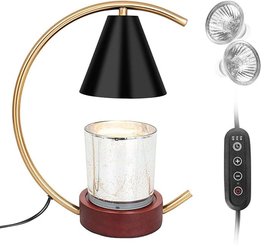 Candle Warmer Lamp with Timer and Dimmer, Electric Scented Wax Warmer by ABCIndus