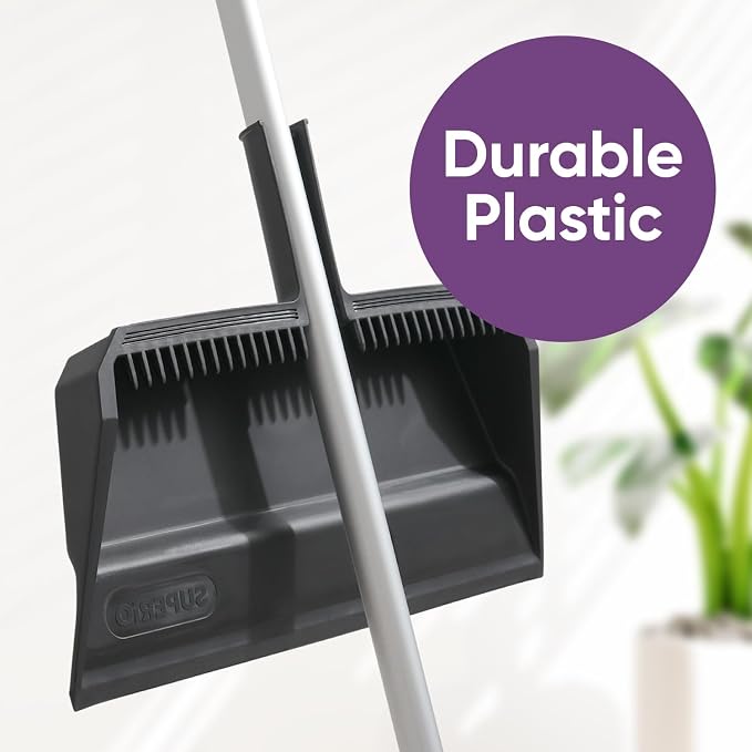 Superio 3-Pack Wide Plastic Dustpan - Image 5